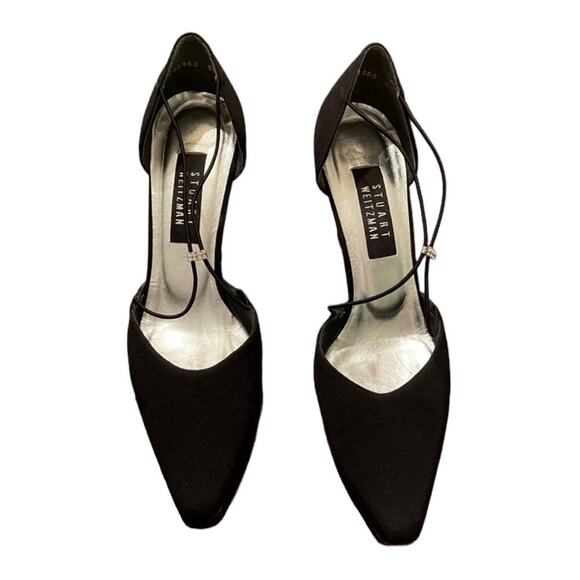Stuart Weitzman Black Heels - Size 9.5 - Picture 1 of 7